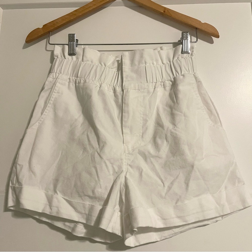 o.p.t Linen Paperbag Shorts
